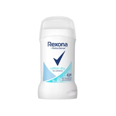 REXONA COTTON DRY ANTYPERSPIRANT W SZTYFCIE DLA KOBIET 40ML