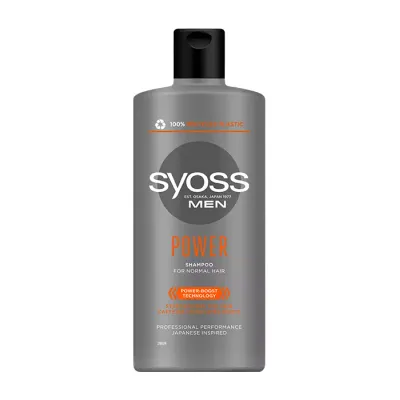 SYOSS MEN POWER SZAMPON DO WŁOSÓW NORMALNYCH 440ML