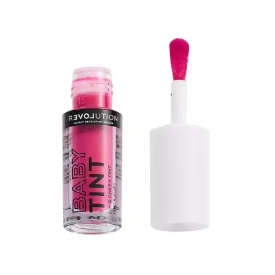 RELOVE BABY TINT MINI POMADKA DO UST I RÓŻ DO POLICZKÓW FUCHSIA 1,4ML