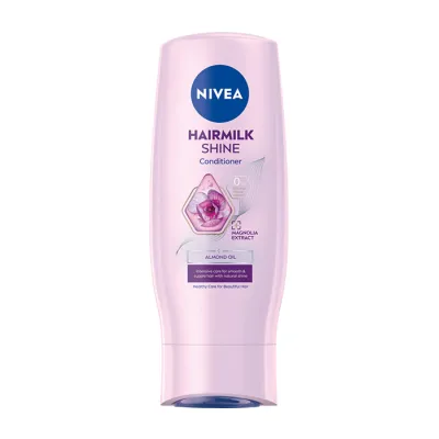 NIVEA HAIRMILK NATURAL SHINE ODŻYWKA WYZWALAJĄCA BLASK 200ML