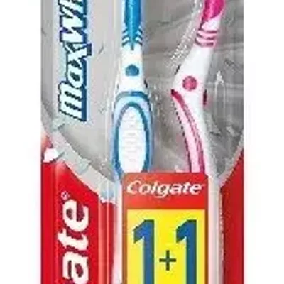 COLGATE SZCZOTECZKA MAX WHITE ŚR. 1+1 GRATIS