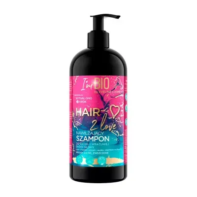 EVELINE HAIR 2 LOVE NAWILŻAJĄCY SZAMPON DO WŁOSÓW SUCHYCH I WRAŻLIWA SKÓRA GŁOWY 400ML