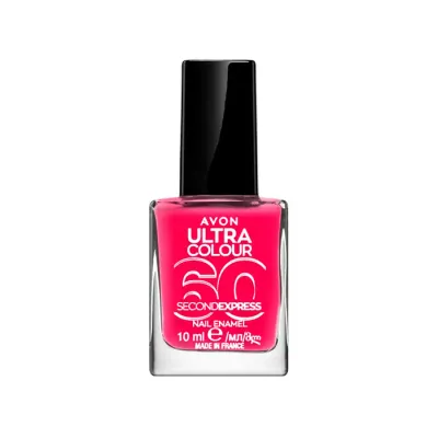 AVON ULTRA COLOUR 60 SECOND EXPRESS SZYBKOSCHNĄCY LAKIER DO PAZNOKCI FUN & FUCHSIA 10ML