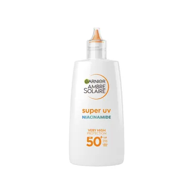 GARNIER AMBRE SOLAIRE SUPER UV NIACINAMIDE FLUID PRZECIW NIEDOSKONAŁOŚCIOM SPF50+ 40ML