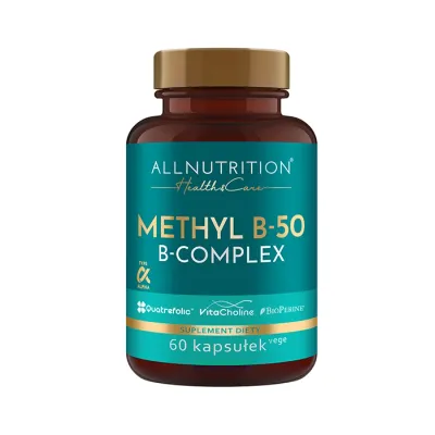 ALLNUTRITION METHYL B-50 B-COMPLEX SUPLEMENT DIETY 60 KAPSUŁEK