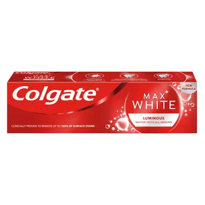 COLGATE MAX WHITE LUMINOUS PASTA DO ZĘBÓW 75ML