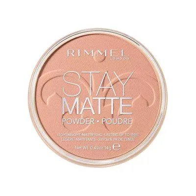 RIMMEL STAY MATTE PUDER MATUJĄCY CASHMERE 008