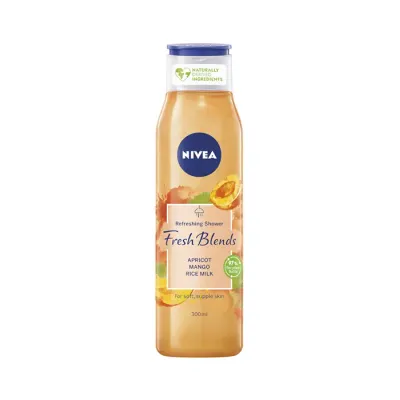 NIVEA FRESH BLENDS ODŚWIEŻAJĄCY ŻEL POD PRYSZNIC MORELA MANGO Z MLEKIEM RYŻOWYM 300ML