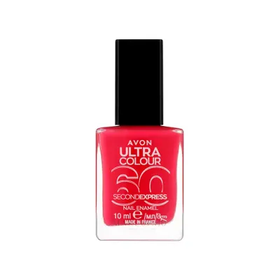 AVON ULTRA COLOUR 60 SECOND EXPRESS SZYBKOSCHNĄCY LAKIER DO PAZNOKCI PINK SQUAD 10ML