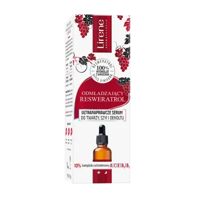 LIRENE ODMŁADZAJĄCY RESWERATROL ULTRA-NAPRAWCZE SERUM 30ML