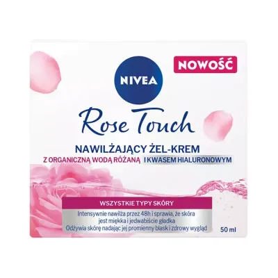 NIVEA ROSE TOUCH NAWILŻAJĄCY ŻEL KREM 50ML