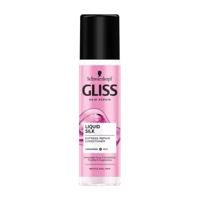 GLISS LIQUID SILK EKSPRESOWA ODŻYWKA DO WŁOSÓW MATOWYCH I ŁAMLIWYCH 200ML