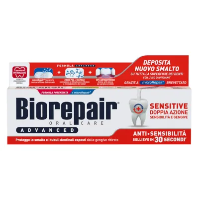 Biorepair Oral Care Advanced pasta dla wrażliwych zębów o podwójnym działaniu 75ml