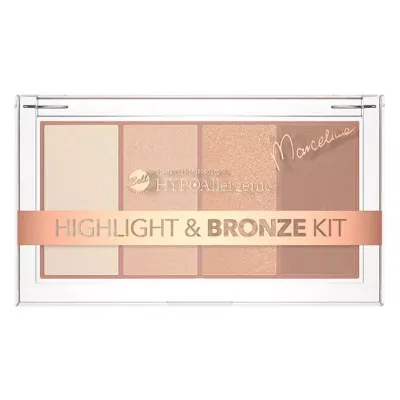 BELL HYPOALLERGENIC HIGHLIGHT&BRONZE KIT ZESTAW ROZŚWIETLACZY I BRONZERA 20G