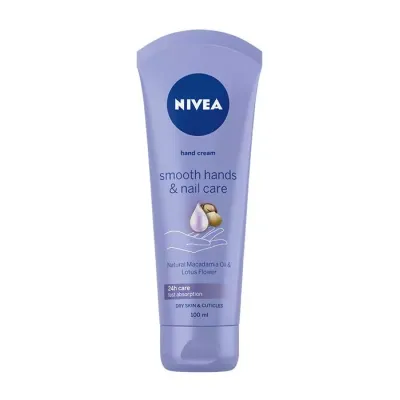 NIVEA SMOOTH HANDS AND NAIL CARE KREM DO RĄK 100ML