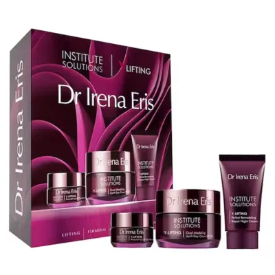 DR IRENA ERIS INSTITUTE SOLUTIONS Y LIFTING ZESTAW KOSMETYKÓW DO PIELĘGNACJI TWARZY KREMY + SERUM