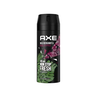 AXE WILD FRESH BERGAMOT & PINK PEPPER DEZODORANT W AEROZOLU DLA MĘŻCZYZN 150ML