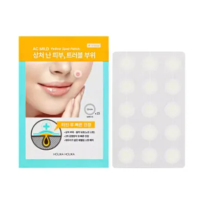 HOLIKA HOLIKA AC MILD YELLOW SPOT PATCH PLASTRY NA WYPRYSKI 15 SZTUK