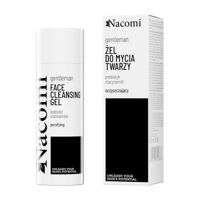 NACOMI GENTLEMAN OCZYSZCZAJĄCY ŻEL DO MYCIA TWARZY 140ML