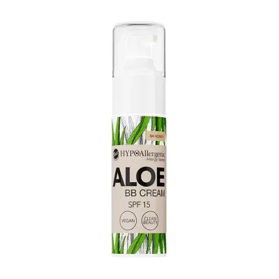 BELL HYPOALLERGENIC ALOE BB CREAM SPF 15 WEGAŃSKI KREM KOLORYZUJĄCY DO TWARZY 04 HONEY 20G