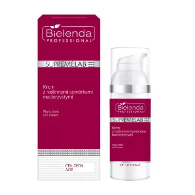 BIELENDA PROFESSIONAL SUPREMELAB CELL-TECH AGE KREM Z ROŚLINNYMI KOMÓRKAMI MACIERZYSTYMI 50ML