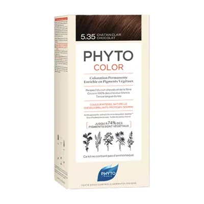 PHYTO PHYTOCOLOR FARBA DO WŁOSÓW 5.35 CHOCOLATE LIGHT BROWN