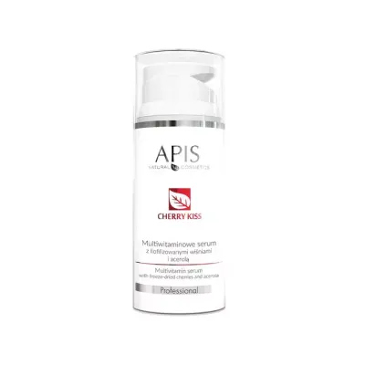 APIS CHERRY KISS MULTIWITAMINOWE SERUM Z LIOFILIZOWANYMI WIŚNIAMI I ACEROLĄ 100ML