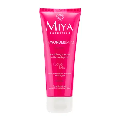 MIYA COSMETICS MYWONDERBALM I LOVE ME KREM ODŻYWCZY Z WODĄ RÓŻANĄ 75ML