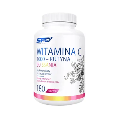 SFD WITAMINA C 1000 + RUTYNA SUPLEMENT DIETY DO SSANIA 180 TABLETEK