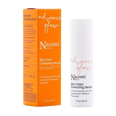 NACOMI NEXT LEVEL ADVANCE GLOW SERUM KORYGUJĄCE KOLORYT SKÓRY 30ML