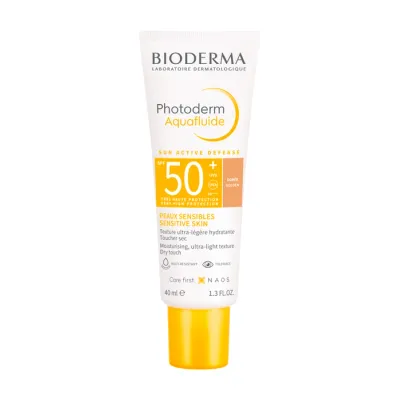 Bioderma Photoderm Aquafluide ultralekki fluid SPF50+ Golden 40ml