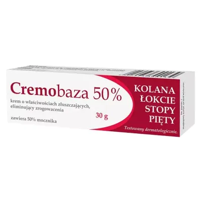 CREMOBAZA 50% KREM O WŁAŚCIWOŚCIACH ZŁUSZCZAJĄCYCH 30G