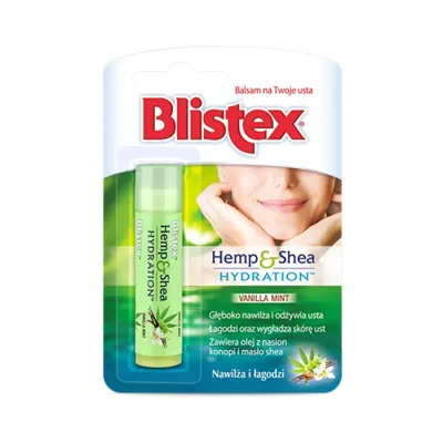 BLISTEX HEMP&SHEA HYDRATION BALSAM DO UST VANILLA MINT 4,25G