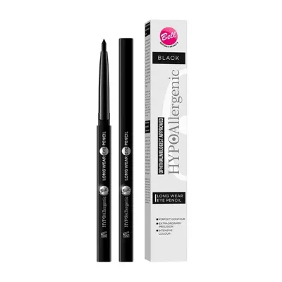 BELL HYPOALLERGENIC LONGWEAR EYE PENCIL KREDKA DO OCZU 01 BLACK