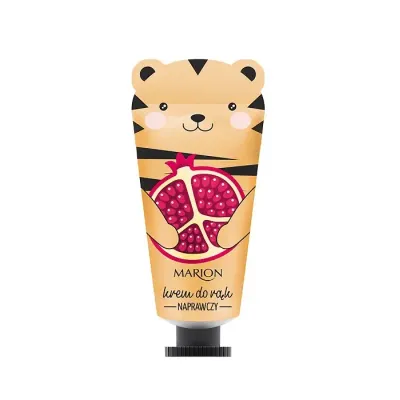 MARION FUNNY ANIMALS NAPRAWCZY KREM DO RĄK GRANAT 50ML