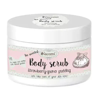 NACOMI BODY SCRUB PEELING DO CIAŁA TRUSKAWKOWY PUDDING