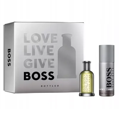 HUGO BOSS BOTTLED WODA TOALETOWA SPRAY 50ML + DEZODORANT SPRAY 150ML