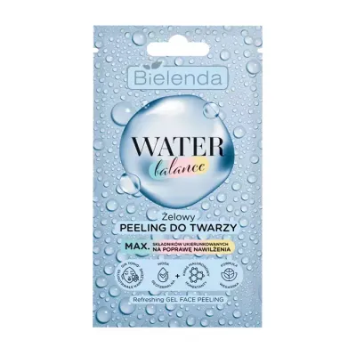 BIELENDA WATER BALANCE ŻELOWY PEELING DO TWARZY 7G