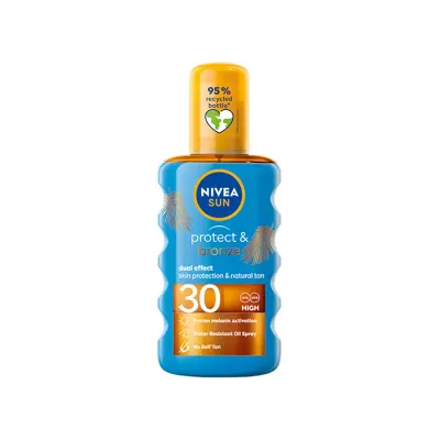 NIVEA SUN PROTECT & BRONZE SPRAY DO OPALANIA SPF30 200ML