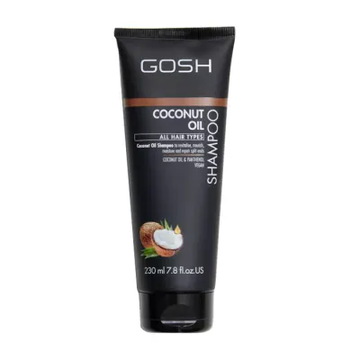 GOSH COCONUT OIL WEGAŃSKI SZAMPON DO WŁOSÓW Z ROZDWOJONYMI KOŃCÓWKAMI 230ML