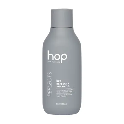 MONTIBELLO HOP JOIN WELLNESS REFLECTS SZAMPON DO WŁOSÓW RUDYCH I KASZTANOWYCH 300ML