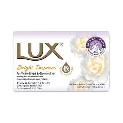 LUX BRIGHT IMPRESS MYDŁO W KOSTCE 80G