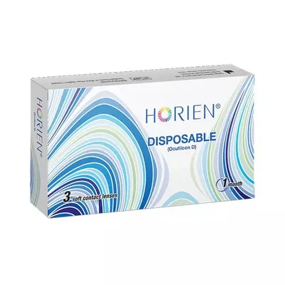 HORIEN DISPOSABLE 1 MONTH SOCZEWKI KONTAKTOWE MIESIĘCZNE 3 SZTUKI -2.75