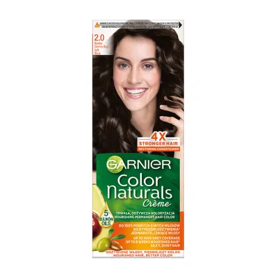 GARNIER COLOR NATURALS TRWAŁA FARBA DO WŁOSÓW 2.0 BARDZO CIEMNY BRĄZ