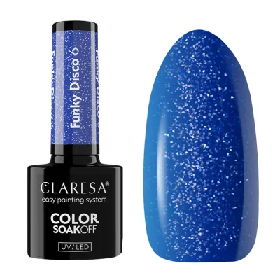 Claresa Soak Off lakier hybrydowy Funky Disco 6 5g