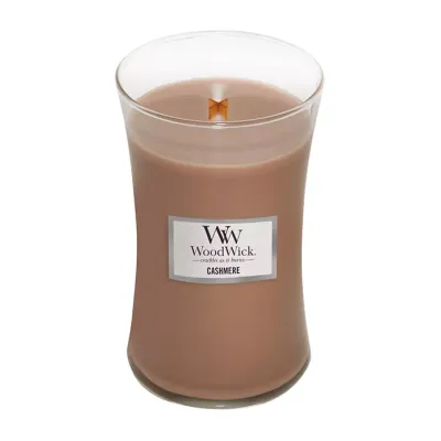 WOODWICK LARGE JAR CANDLE ŚWIECA ZAPACHOWA CASHMERE 610G