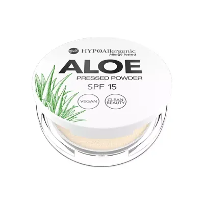 BELL HYPOALLERGENIC ALOE PRESSED POWDER SPF 15 PUDER PRASOWANY DO TWARZY 02 VANILLA 5G