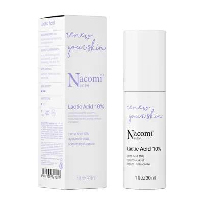 NACOMI NEXT LEVEL SERUM DO TWARZY KWAS MLEKOWY 10% 30ML