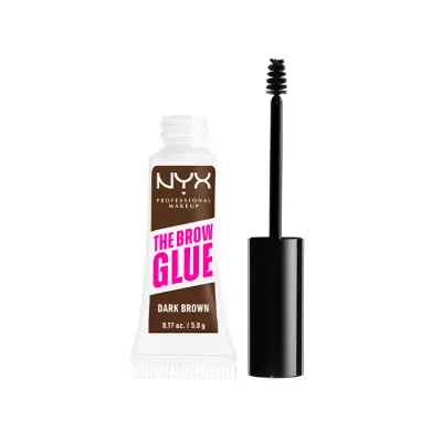 NYX PROFESSIONAL MAKEUP THE BROW GLUE INSTANT BROW STYLER ŻEL DO STYLIZACJI BRWI 04 DARK BROWN 5G