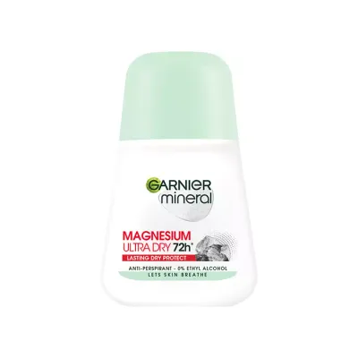 GARNIER MINERAL MAGNESIUM ULTRA DRY 72H ANTYPERSPIRANT ROLL ON DLA KOBIET 50ML